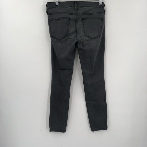 FRAME Jeans Le Skinny De Jeanne Grey Stretch Denim Gray Super Soft 27 Grays Inn - Picture 7 of 11